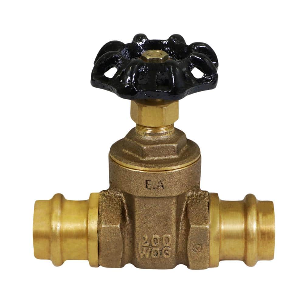 Reviews for PLUMBFLEX 1/2 in. Brass Press Gate Valve Pg 1 The Home