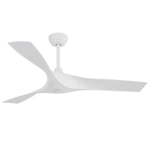 Cooper 52 in. indoor Matte White Ceiling Fan with Remote Control and Reversible Motor