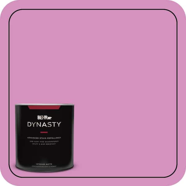 BEHR DYNASTY 1 qt. #680B-4 Pressed Flower Matte Interior Stain-Blocking Paint & Primer