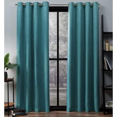 Minimalism Blackout Curtain Bedroom Thermal Drape 1 Panel W55 x L96 Grommets