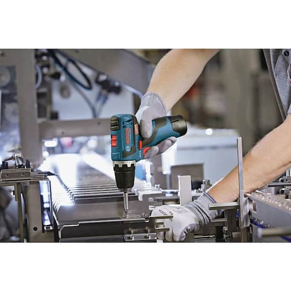 Bosch - 12 Volt Lithium-Ion Cordless 3/8 in. Variable Speed EC Brushless Drill/Driver Kit with Carrying Case