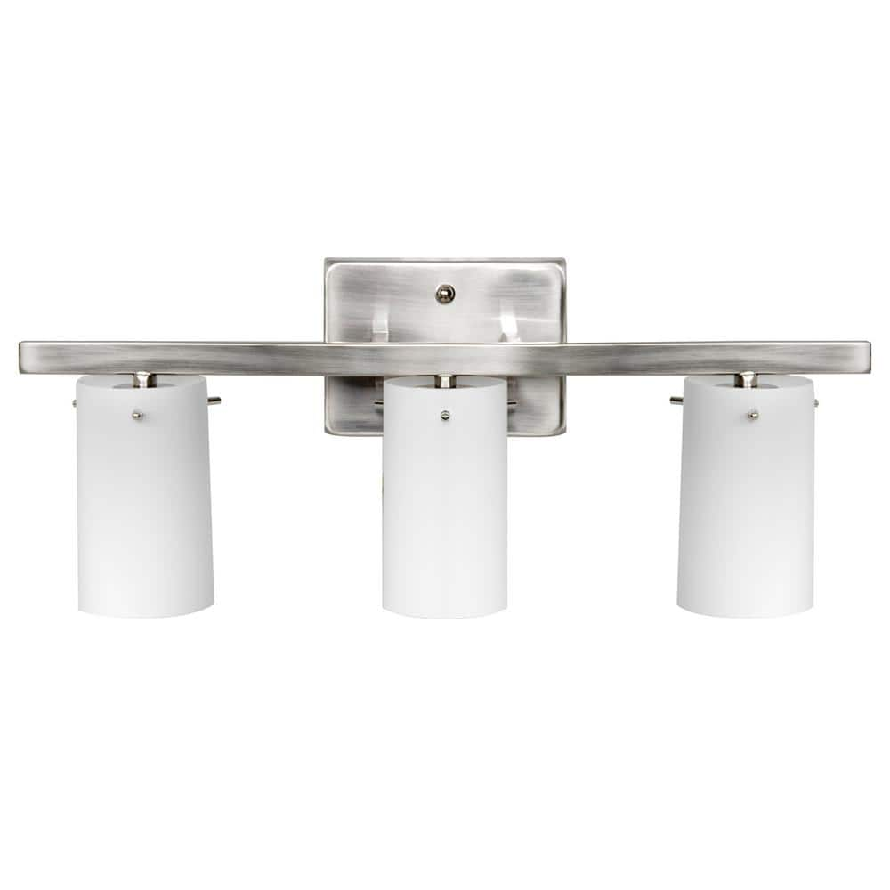 Sunset Lighting F2533 3 Light 180 Watt Bathroom Vanity Light - Nickel