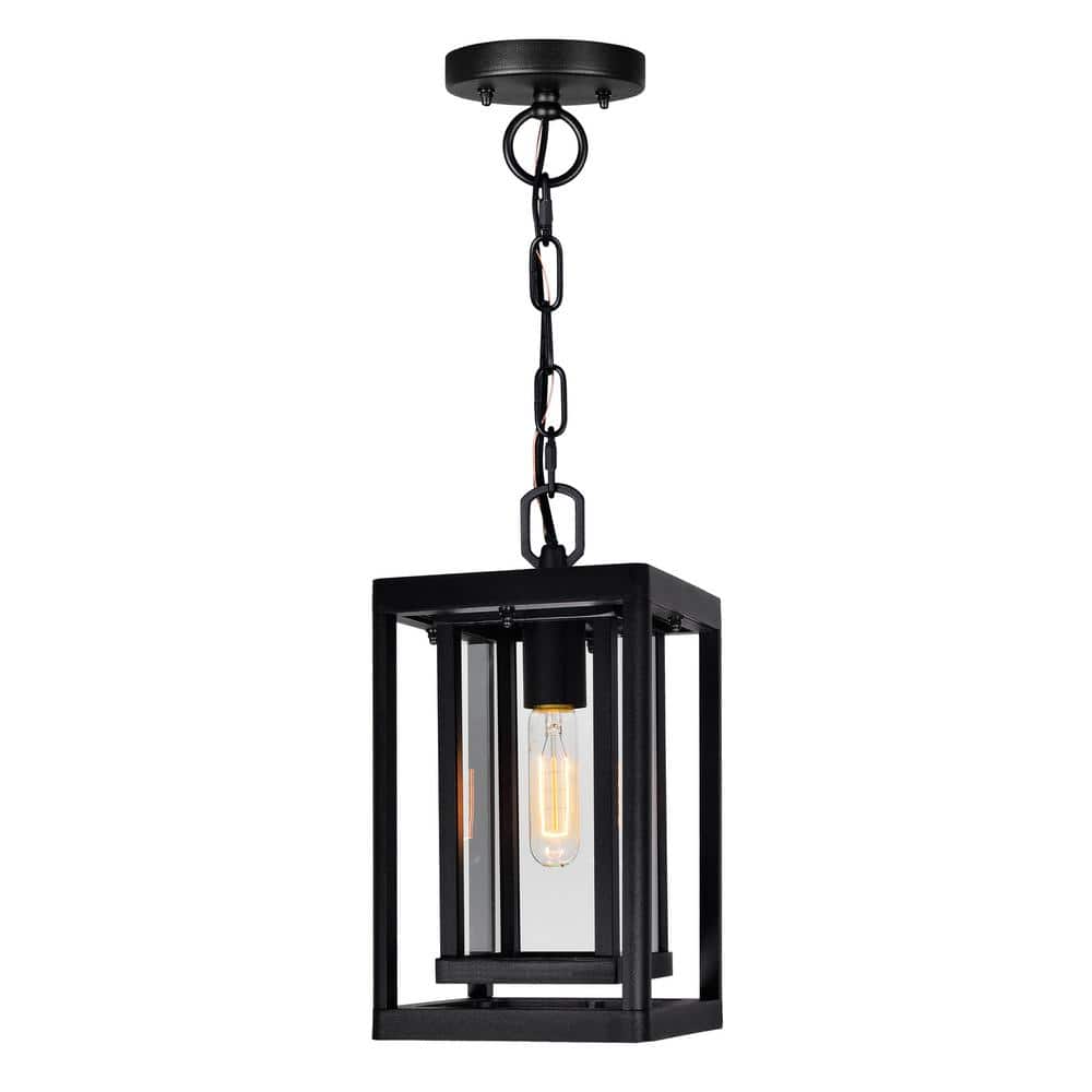 Mulvane 1 Light Black Outdoor Hanging Light price history on PriceWatchPro