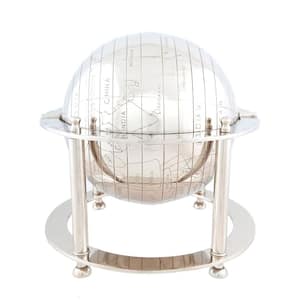 Dahlia Abstract Aluminium Globe