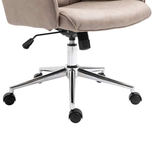 Alex Velvet Task Home Office Desk Chair Tufted Padded Adjustable Swivel