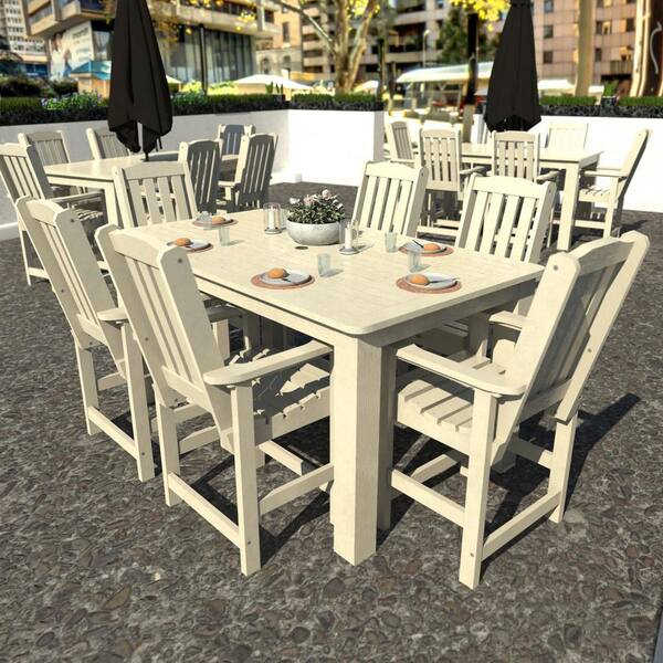 Recycled plastic outdoor online dining set