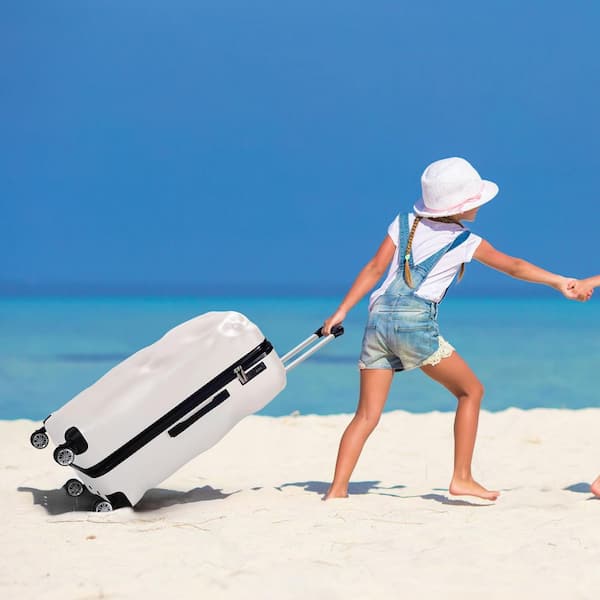 HIKOLAYAE 3-Piece Hard Side Luggage Sets with TSA Lock Spinner