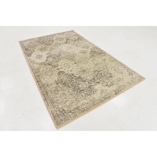 Tuareg Bungalow Beige 5' 0 x 8' 0 Area Rug