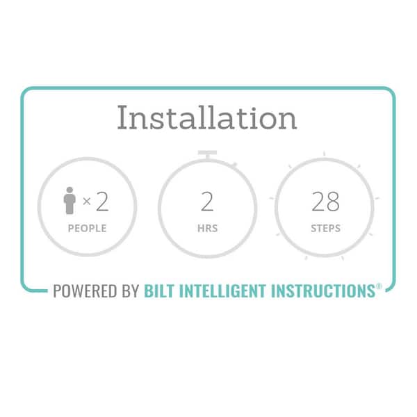 Husky 97.5 in. W x 43.75 in. H x 32 in. D Adjustable Height Metal Heavy ...