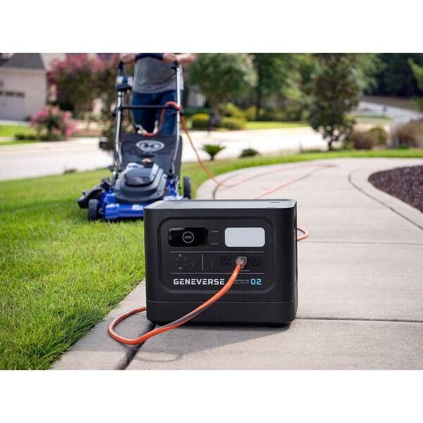 GENEVERSE HomePower TWO PRO Back-up Battery Solar Generator Push Start  2400Wh 70-GVUS-HP2P01 - The Home Depot