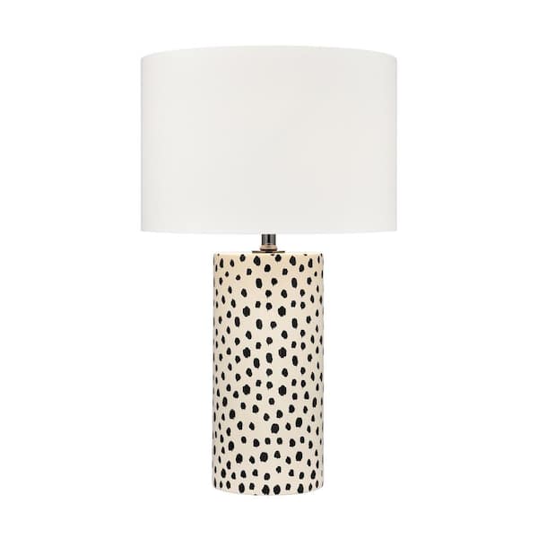Titan Lighting Sunset Beach 26 in. Cream Table Lamp