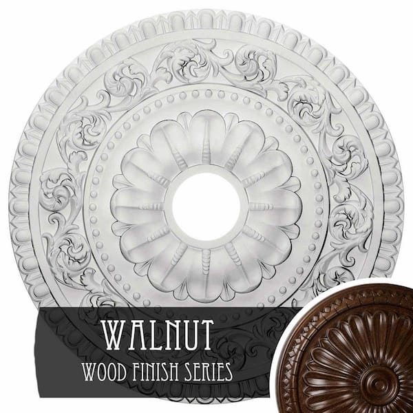 Ekena Millwork 2 1 8 In X 23, Wood Ceiling Medallions Home Depot