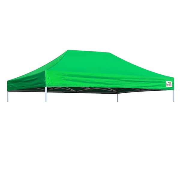 Terracemaster USA Pop Up 10 ft. x 15 ft. Replacement Canopy Tent Top Cover, Instant Ez Canopy Top Cover ONLY (Kelly Green)