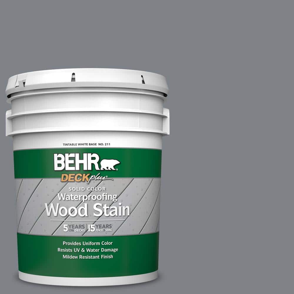 5 gal. #N530-5 Mission Control Solid Color Waterproofing Exterior Wood Stai