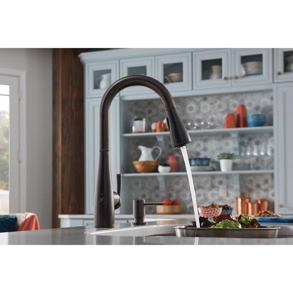 Moen Touchless Kitchen Faucet Bronze Dandk Organizer   Mediterranean Bronze Moen Pull Down Kitchen Faucets 87014ewbrb 4f 600 