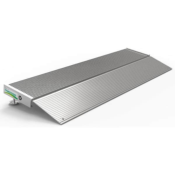 EZ-ACCESS TRANSITIONS Aluminum Threshold Ramp with Adjustable Height up to 2.75 in., 12 in. L x 36 in. W