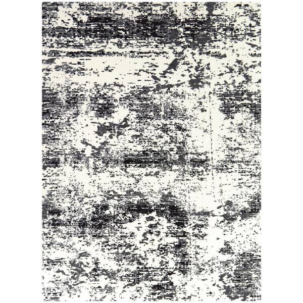 BALTA Sela White 8 ft. x 10 ft. Abstract Area Rug