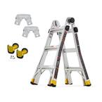 14 ft. Reach MPXA Multi-Position Ladder/MPX Wheel Kit/MPX Rail Bracket Kit (Combo-Pack)