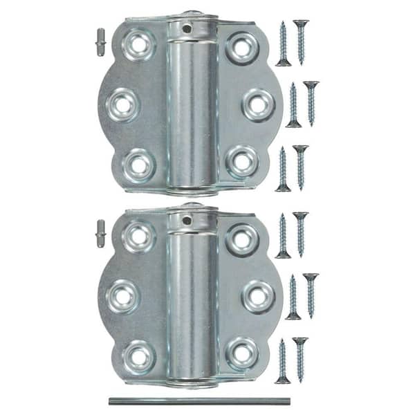 2-3/4 in. Zinc-Plated Adjustable Self-Closing Hinge Set
