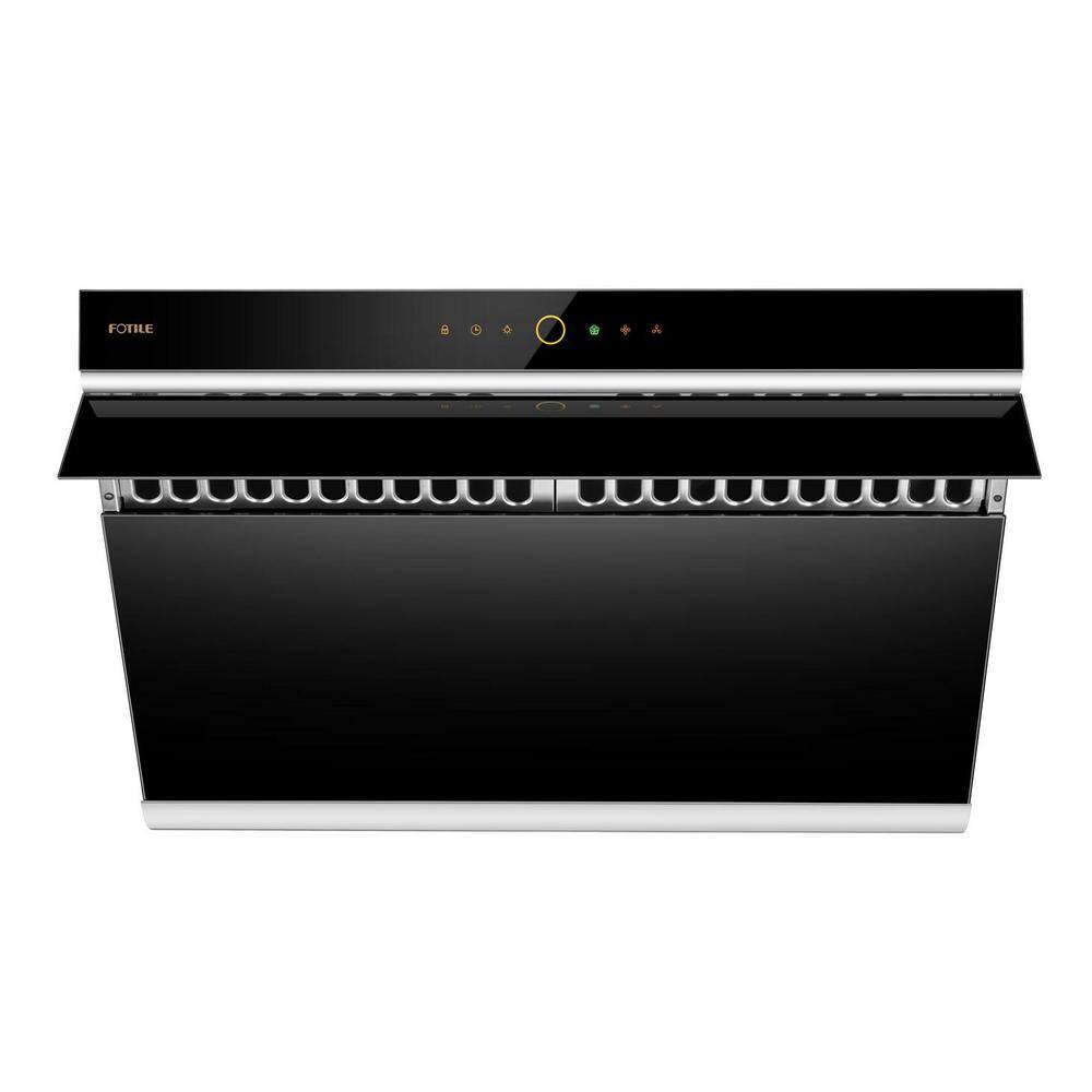 FOTILE Slant Vent Series 30 in. 1000 CFM Under Cabinet or Wall Mount Range Hood with Motion Activation in Onyx Black