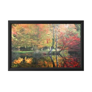 "I'll Be There" by Philippe Sainte-Laudy Framed with LED Light Landscape Wall Art 16 in. x 24 in.