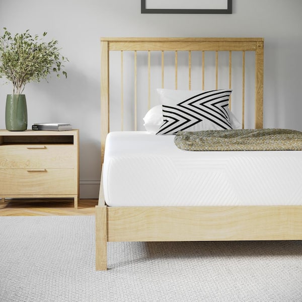 Jasmine Twin Medium-Firm Memory Foam 8 in. Bed-in-a-Box Mattress Supportive Pressure Relief