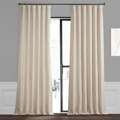 CREAM IVORY NATURAL 66" X 54" POLY COTTON WOVEN JACQUARD CURTAINS READY MADE 