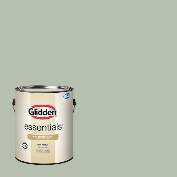 Glidden Essentials 1 gal. PPG1129-4 Coastal Crush Semi-Gloss Exterior Paint