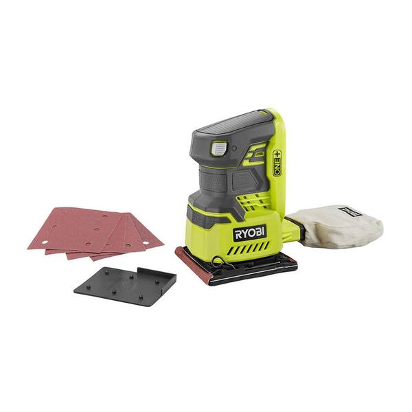 RYOBI ONE+ 18V Cordless 1/4 Sheet Sander (Tool-Only) with Dust Bag