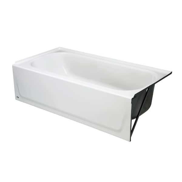 Bootz Industries Maui 60 in. x 30 in. Alcove Soaking Bathtub with