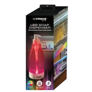 Multicolor Motion Sensor LED Soap Dispenser: Touch-Free Soap Dispensing with a Gradual Color Changing Glow