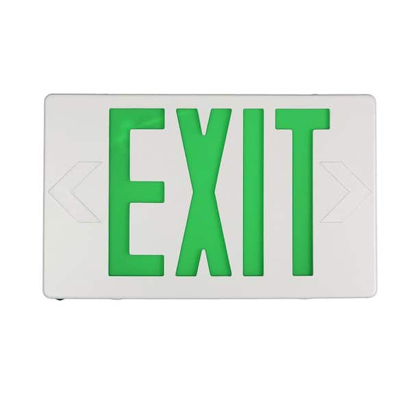 公式限定 福袋 - 公式通販オンラインショップ NICOR EXL4 Series Integrated LED White Emergency Exit Sign Signs
