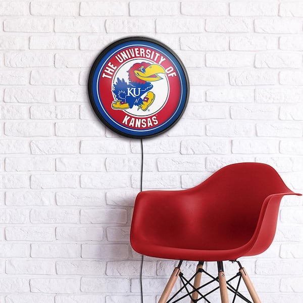 Reviews for The Fan-Brand Kansas Jayhawks: Round Slimline Lighted Wall Sign  18 in. L x 18 in. W x 2.5 in. D