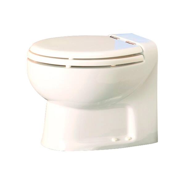 THETFORD Tecma Silence Plus 2 Mode 12-Volt RV Toilet with Wall Switch Low in Bone/Chrome