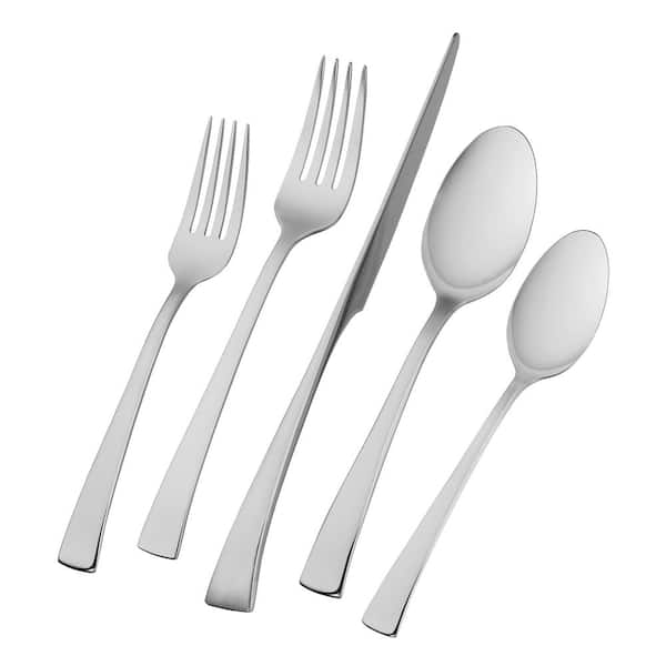 Bellasera 45-Piece 18/10 Stainless Steel Flatware Set