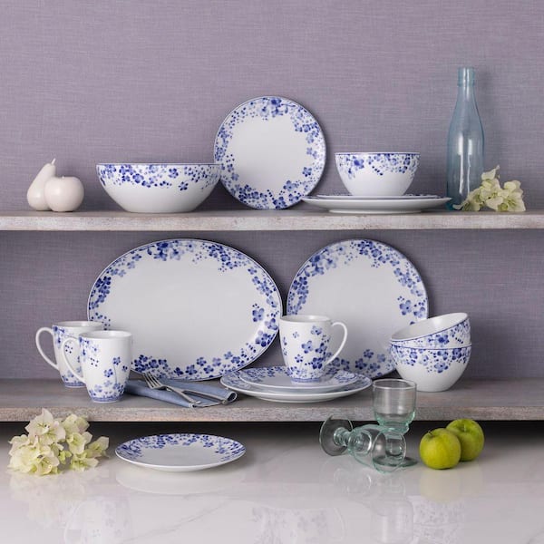 Noritake Noritake Bloomington Road Blue 6.25 in. (Blue) Porcelain