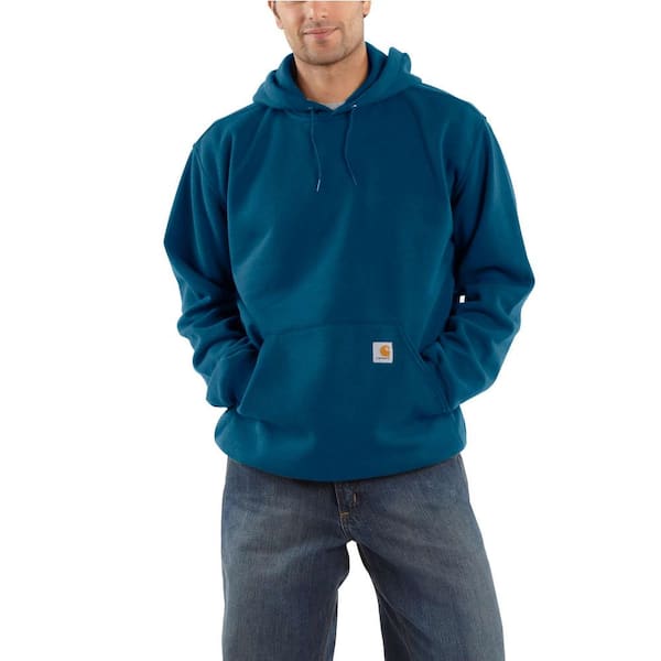 Carhartt Men's Medium Superior Blue Cotton/Polyester SweatShirt HDD Pullover Org Fit