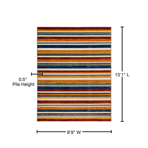 GERTMENIAN 2-ft x 3-ft Multi-colored Rectangular Indoor or Outdoor