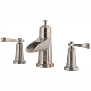 Ashfield 8 in. Widespread 2-Handle Bathroom Faucet in Brushed Nickel