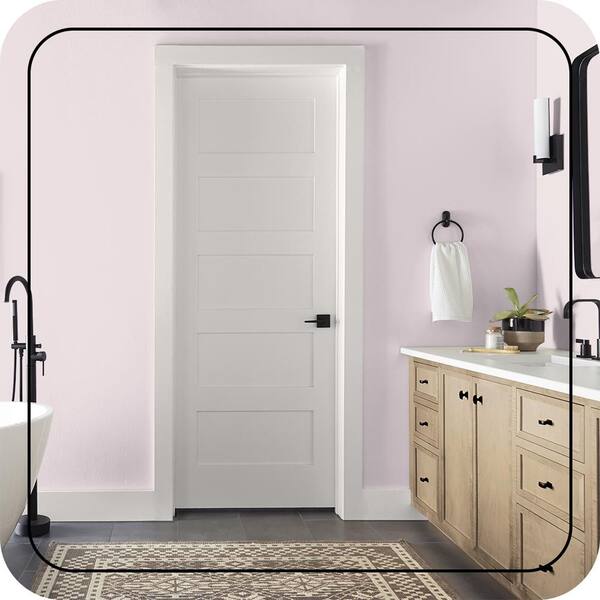 BEHR PREMIUM PLUS 1 gal. #S120-1 Wine Pairing Semi-Gloss Enamel Low Odor  Interior Paint & Primer 305001