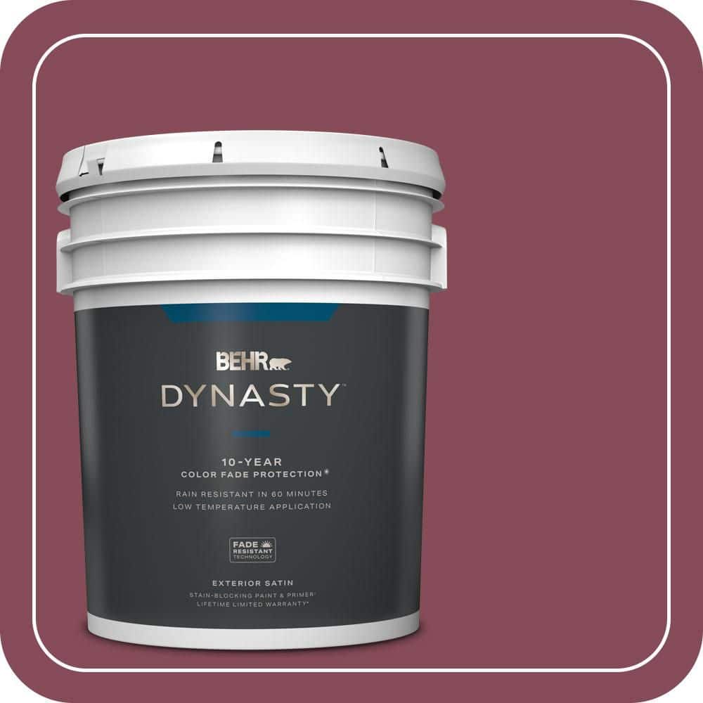 5 gal. #MQ1-02 Wine Not Satin Enamel Exterior Stain-Blocking Paint & Primer price history on PriceWatchPro