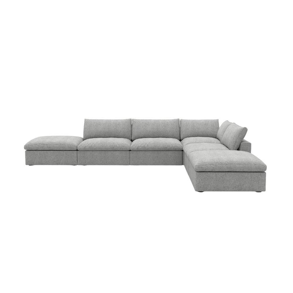 157.20 in. Track Arms Linen Blend Modular Sofa Matte price history on PriceWatchPro