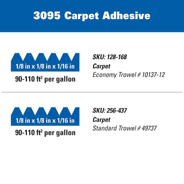 ROBERTS 3095 4 Gal. Latex Based Solvent Free Carpet Adhesive 3095-4 - The  Home Depot