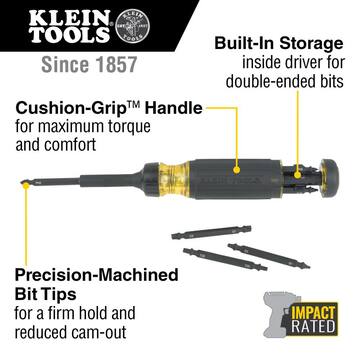 15-in-1 Ratcheting Impact Multi-Bit Screwdriver