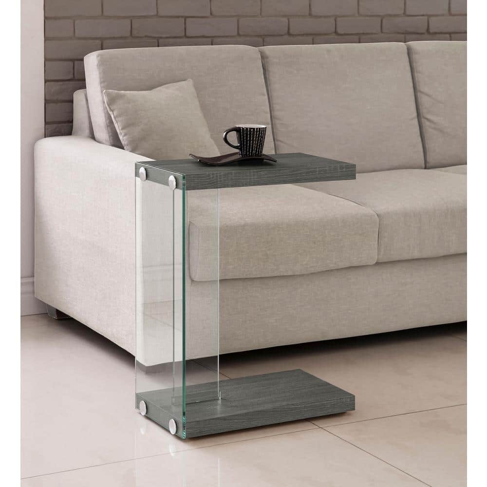 Weathered Grey Rectangular Wood Accent Table