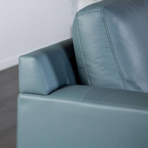 Furniture of America Serina 98.5 in. Square Arm 1-Piece Leather