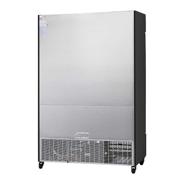 Commercial Merchandiser Refrigerator 36.27 cu. ft. Beverage Cooler 2 Glass Doors Lightbox 2025 Upgrade Black