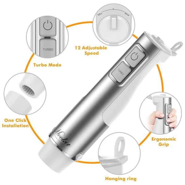 20 oz. 12-Speed Countertop Blender in White with Hanging Ring