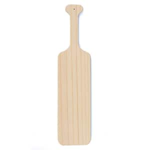 22 in. Greek Fraternity Paddle, Unfinished Solid Pine Wood Paddles, Wooden Sorority Paddle for Arts Crafts