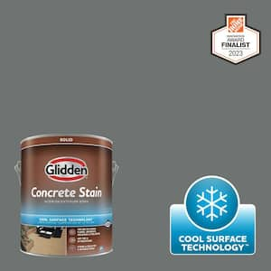 1 gal. PPG0997-6 Industrial Revolution Solid Interior/Exterior Concrete Stain with Cool Surface Technology